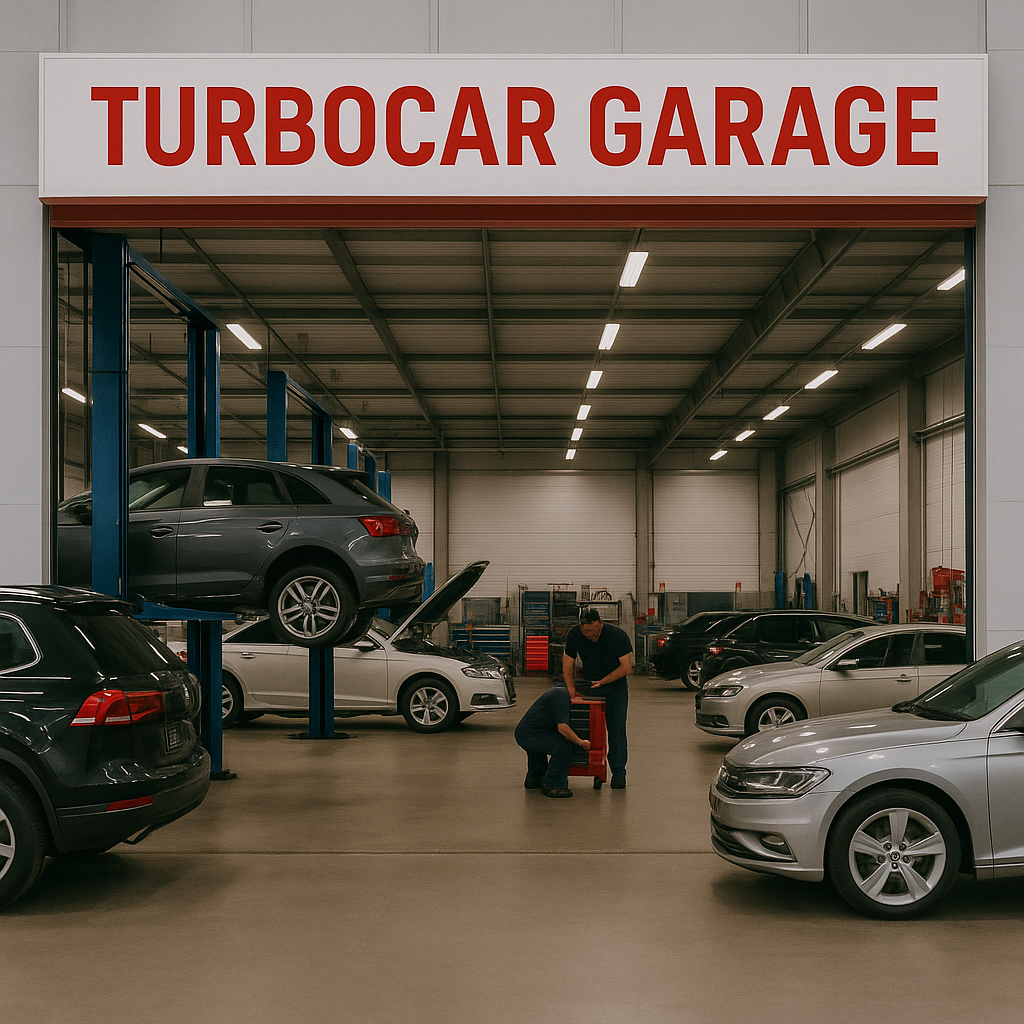 Inside the TurboCar Garage workshop